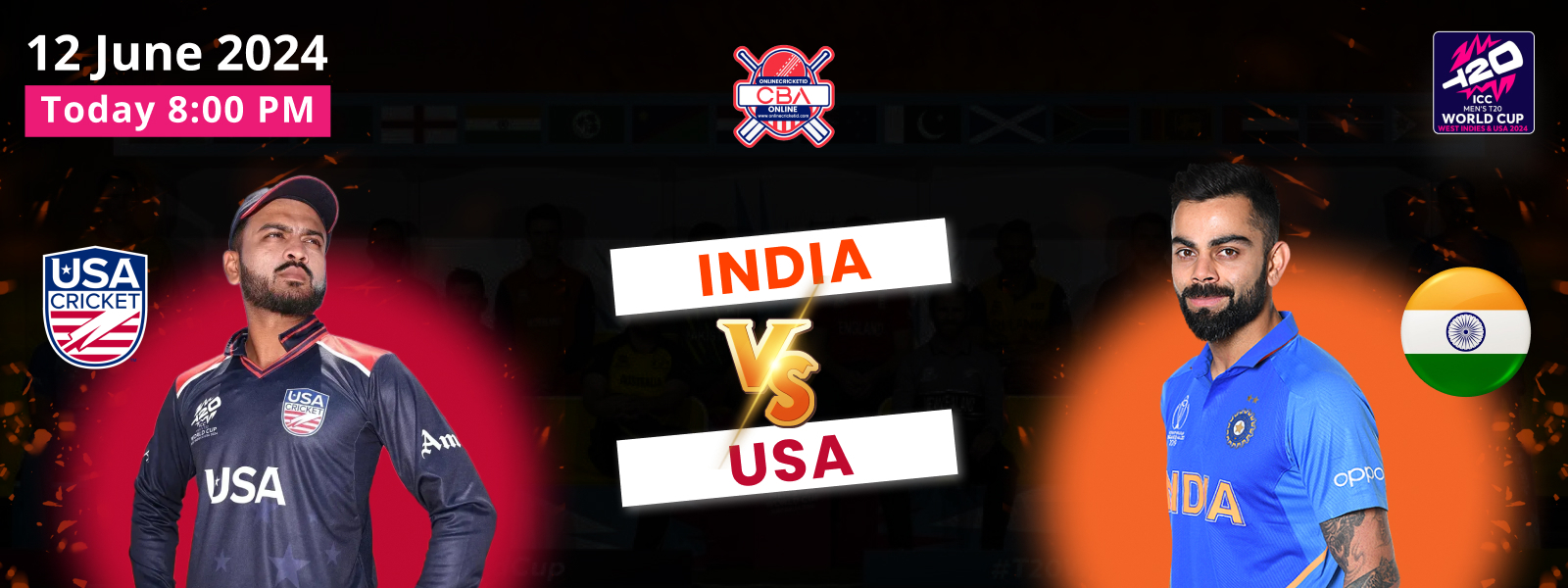 India vs. USA Predictions & Betting Tips – ICC Men’s T20 World Cup