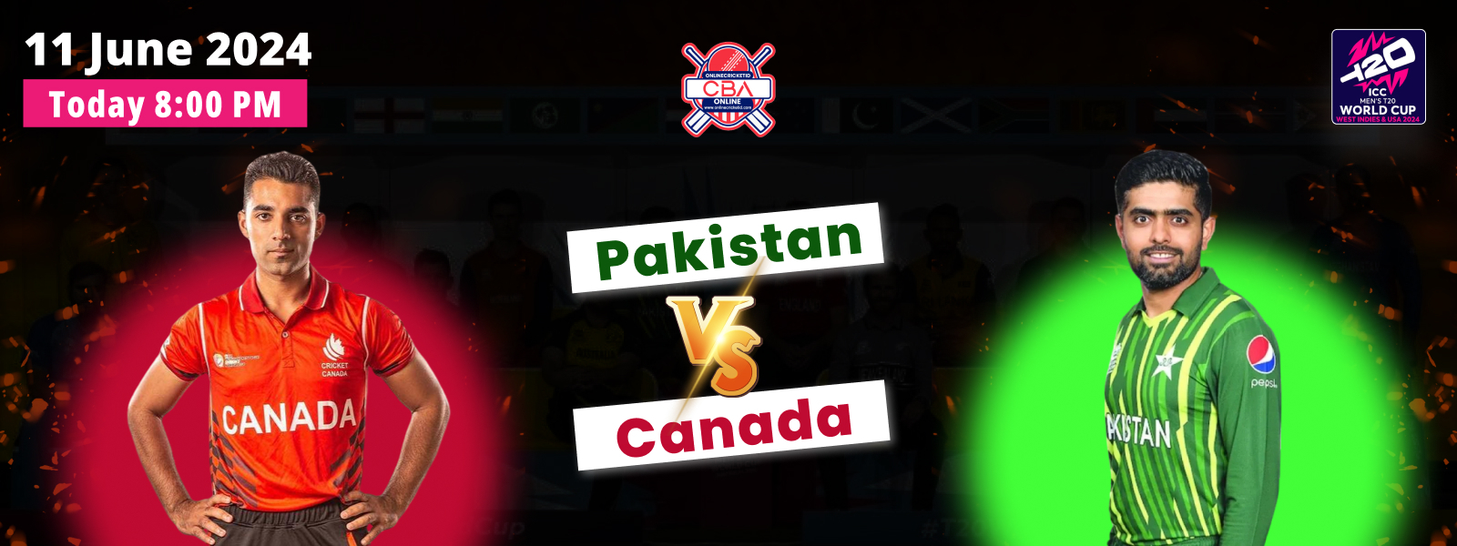 Pakistan – Canada Predictions & Betting tips – ICC Men’s T20 World Cup