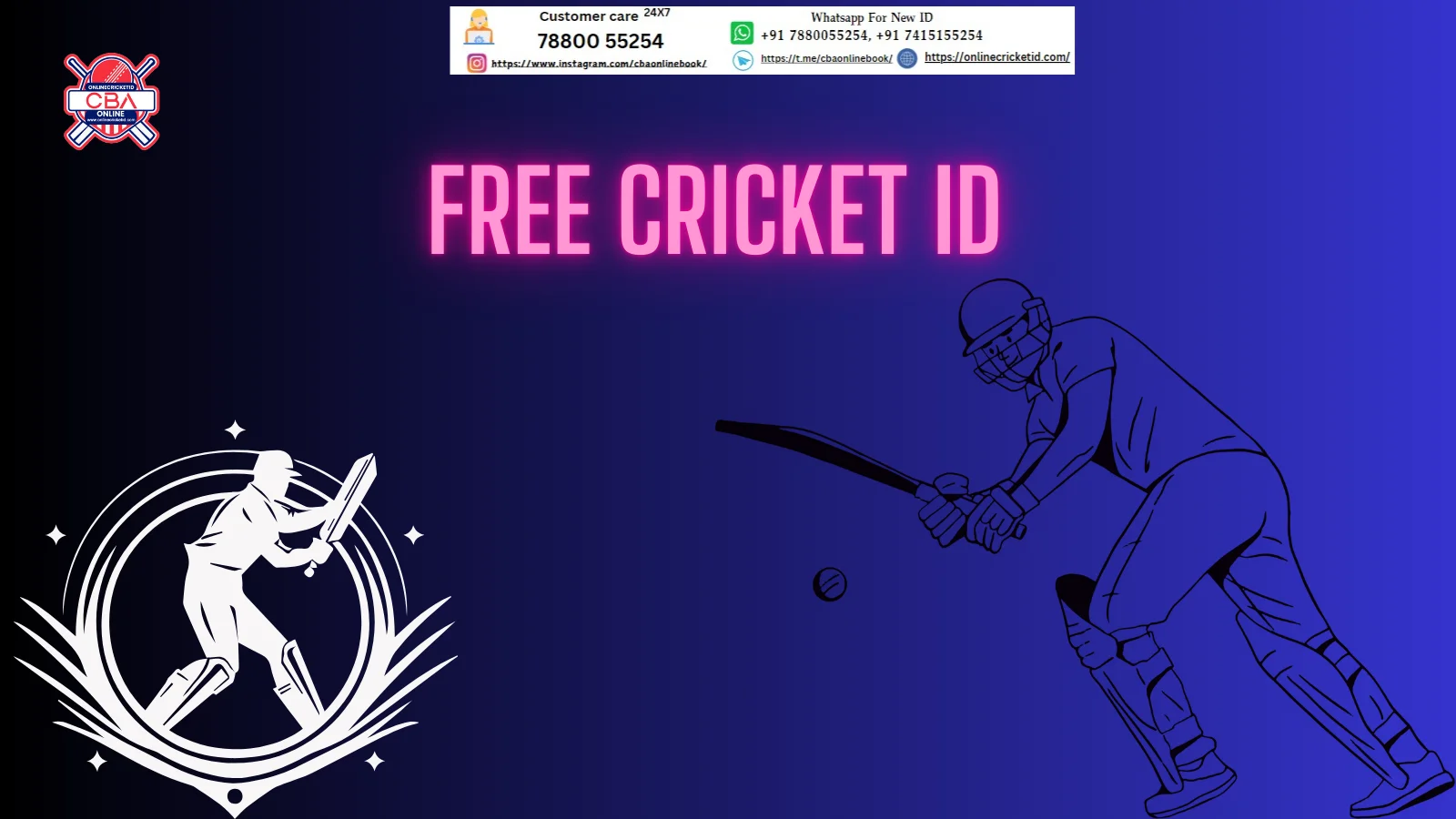 IPL Cricket Betting ID and Free Cricket Id is available at Onlinecricketid