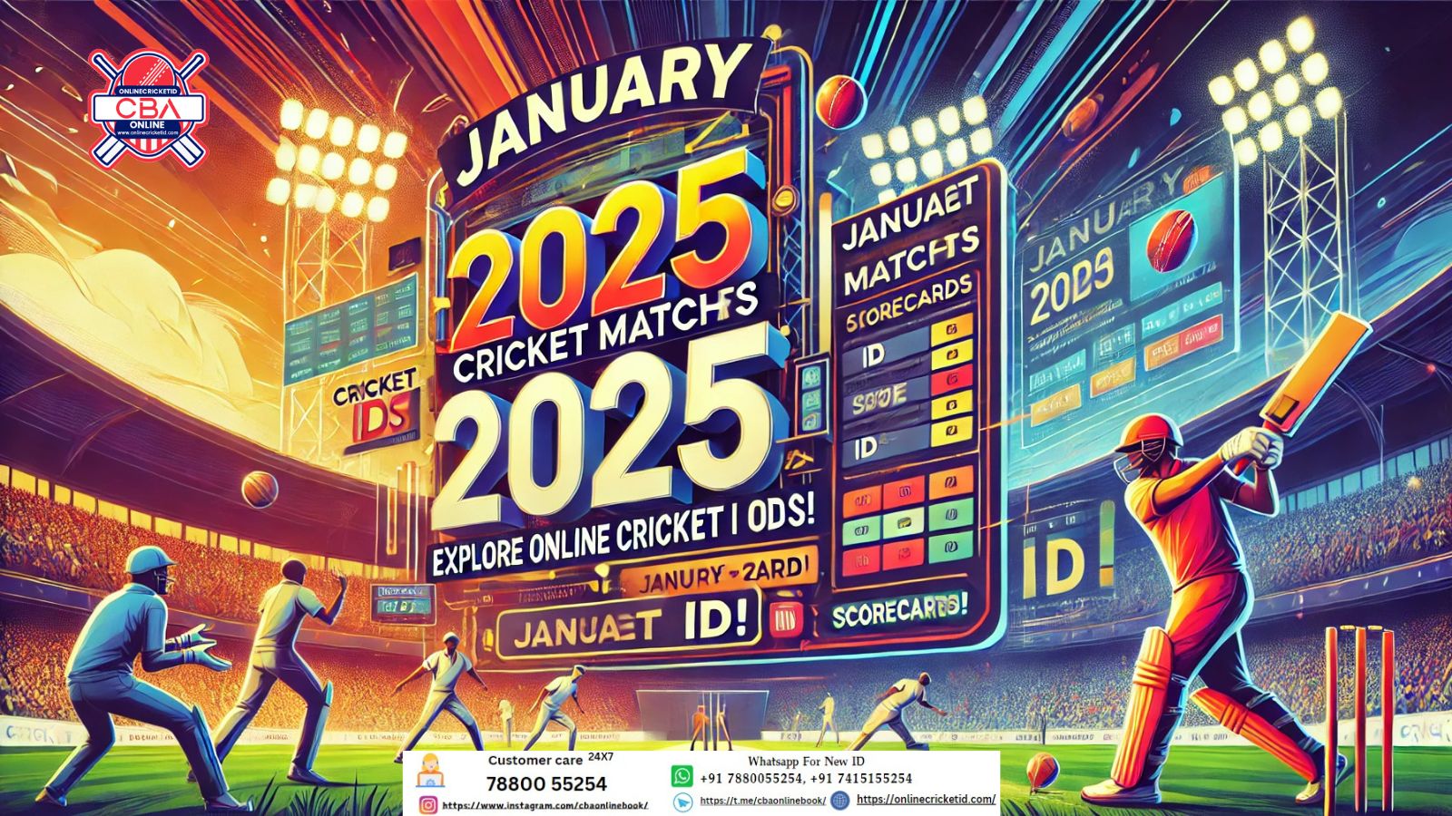 Upcoming Cricket Matches in January 2025: Choose Online Cricket ID For Exciting Fun
