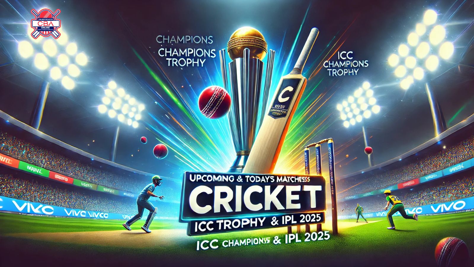 Upcoming & Today’s Cricket Matches: ICC Champions Trophy & IPL 2025 | Online Cricket ID
