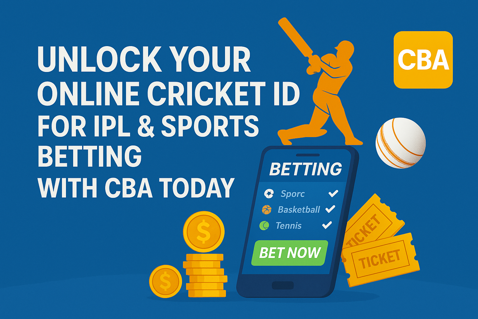 User accessing Free Cricket ID for IPL betting through CBA platform on mobile

